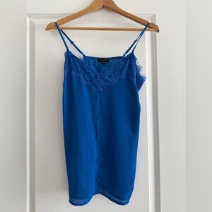 Shinestar Royal Blue Lace Cami